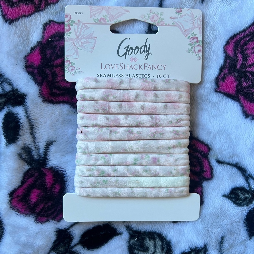 LoveShackFancy Floral Hair Elastics Set